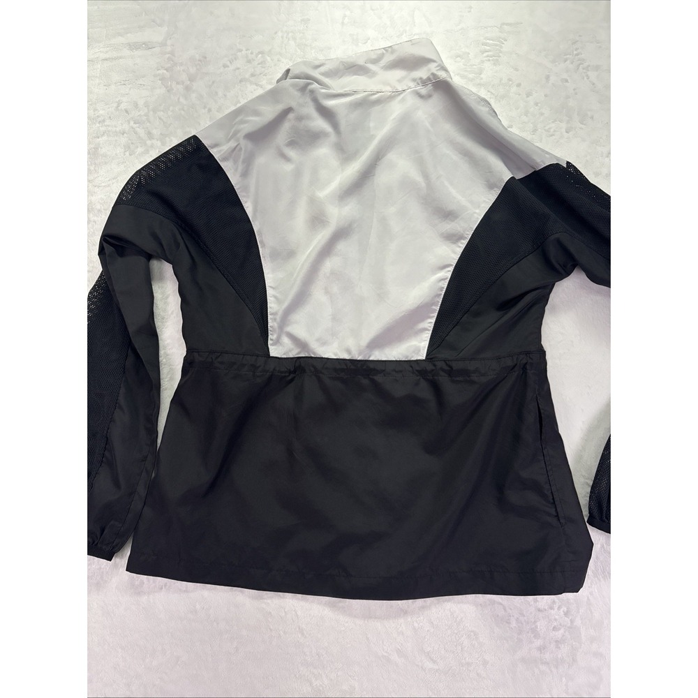 GUESS Women Windbreaker  Size S- Lightweight, Black and White, Full Zip - Picture 9 of 10